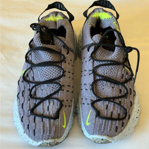 Nike Space Hippie 04 Grey/Volt-Black Men's Size 10.5 CZ6398-001